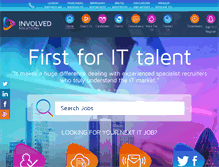 Tablet Screenshot of involvedsolutions.com
